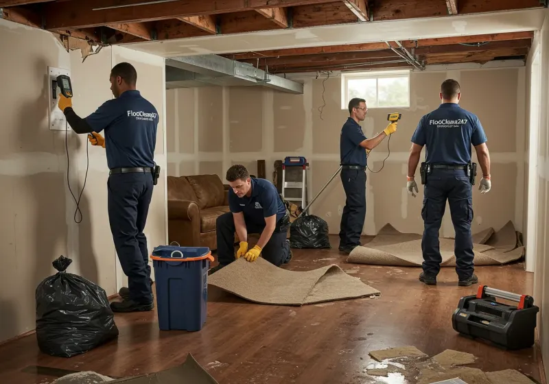 Flood DamageMaterial Assessment and Debris Removal process in Barker Heights, NC